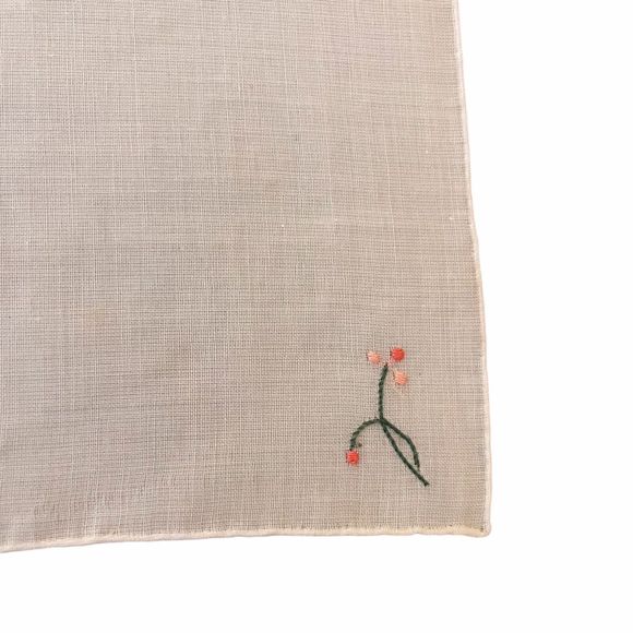 Vintage 1950s Desco Floral Handkerchief Hankie Yellow Flower UNUSED - Picture 3 of 3